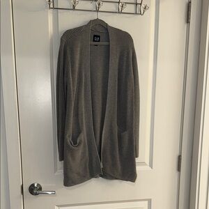 GAP Gray Open Front Cardigan